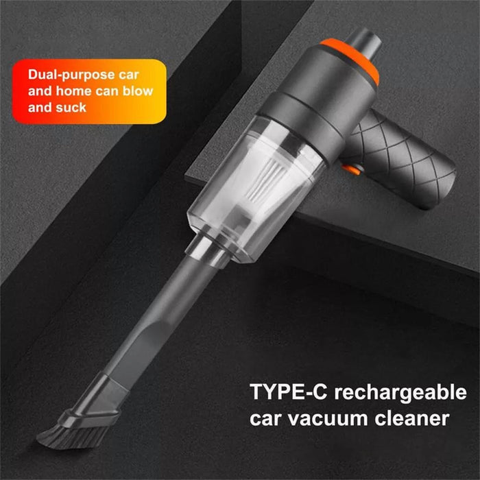 2 in 1 Handheld Cordless Vacuum Cleaner Home & Car Dust Blower Mini Air Duster, 2 Pack