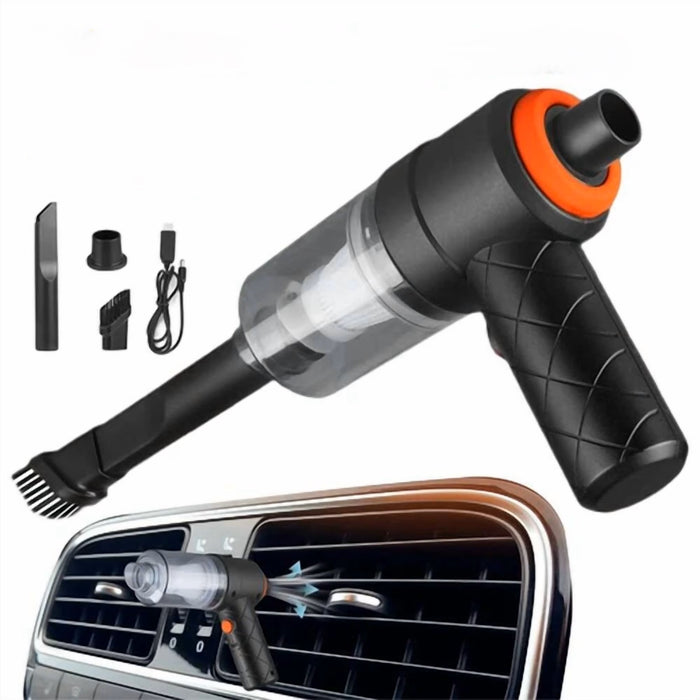 2 in 1 Handheld Cordless Vacuum Cleaner Home & Car Dust Blower Mini Air Duster