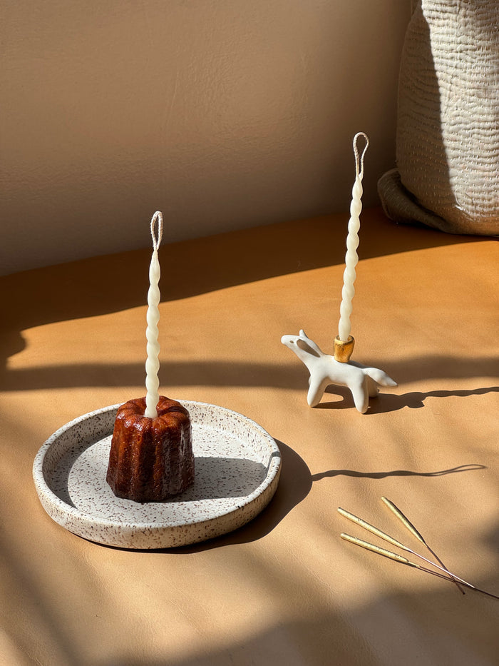 Beeswax Twisted Birthday Candles