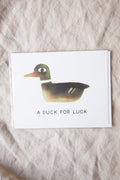 A Duck for Luck Greeting Card