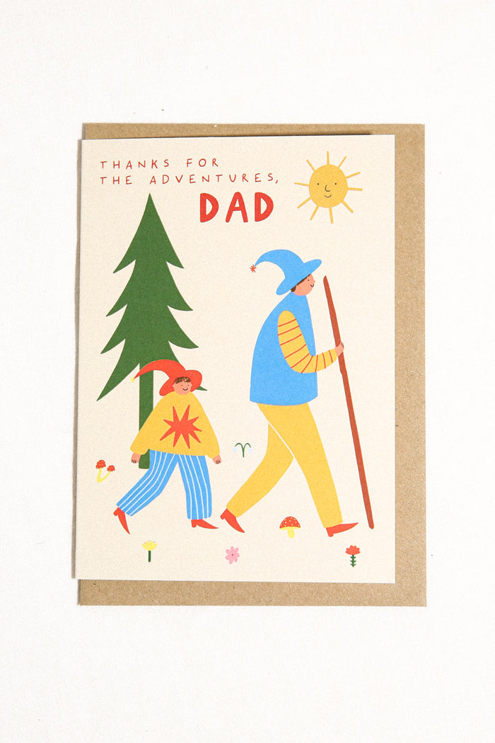 Adventure Dad Greeting Card