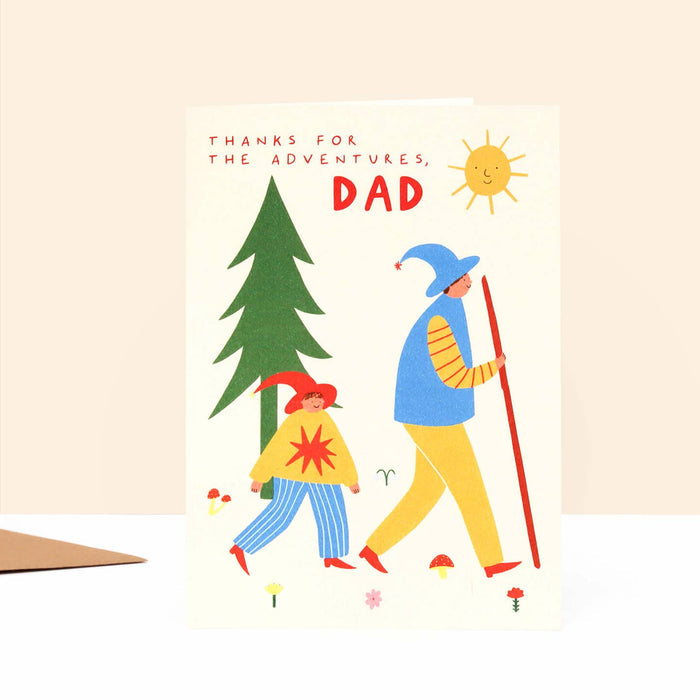 Adventure Dad Greeting Card