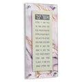 Agate 2.0 Asher Yatzar wall art with purple and pink marble design, floating frame display