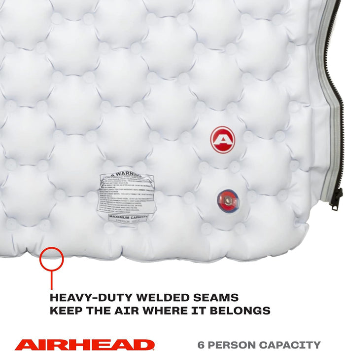 Airhead Air Island, Inflatable Large Lake Float,  10ft x 6ft