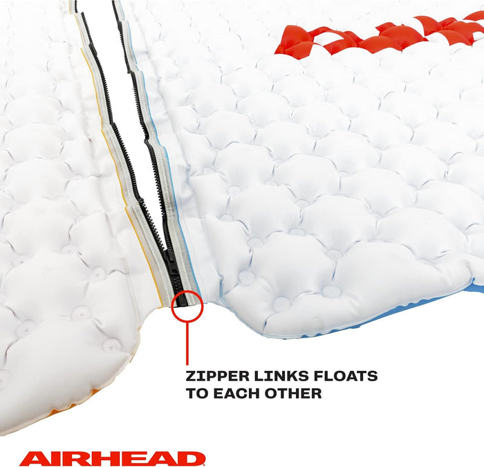 Airhead Air Island, Inflatable Large Lake Float,  10ft x 6ft