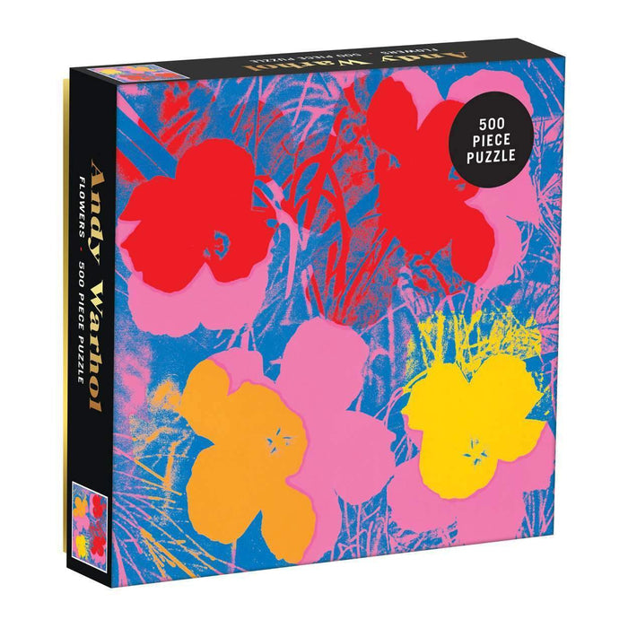 Andy Warhol Flowers 500 Piece Puzzle 500 Piece Puzzles Galison