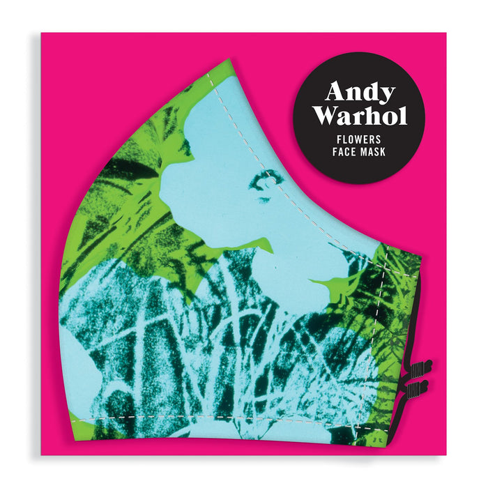 Andy Warhol Flowers Face Mask Face Masks Andy Warhol Collection