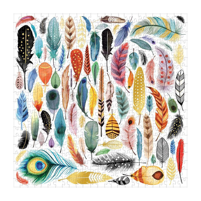Arrows & Feathers 500 Piece Foil Puzzle Foil Puzzles Galison