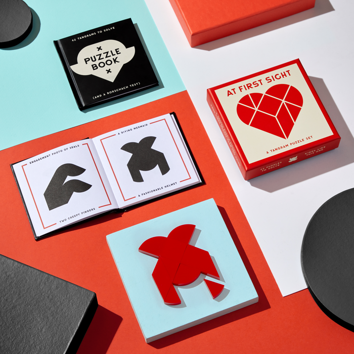 At First Sight Tangram Puzzle Galison