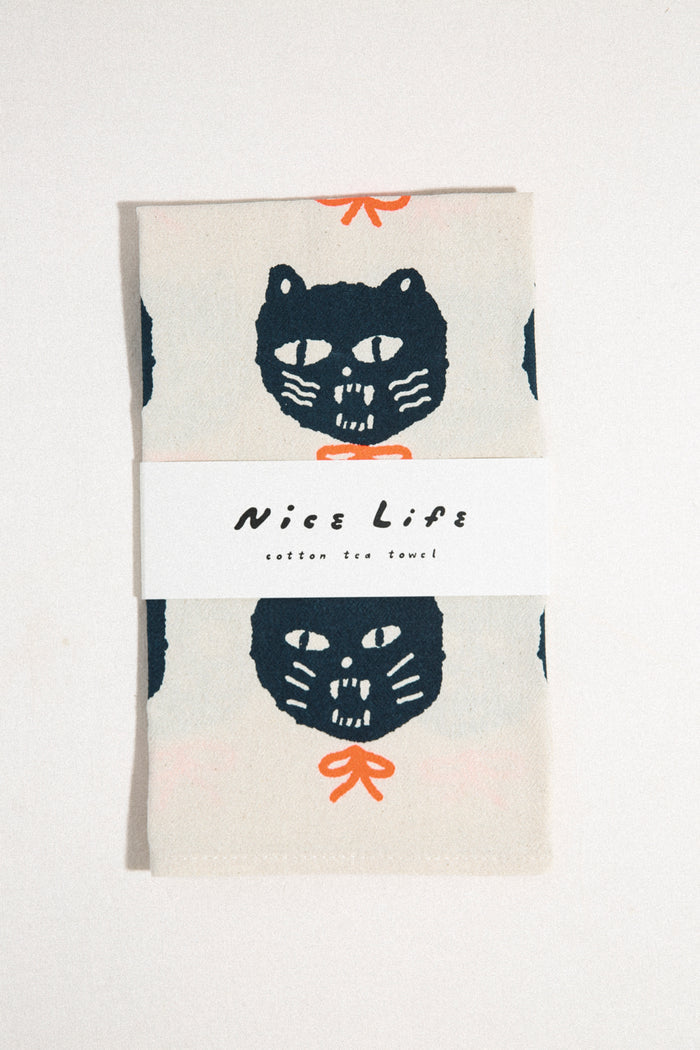 Bad Cats Tea Towel