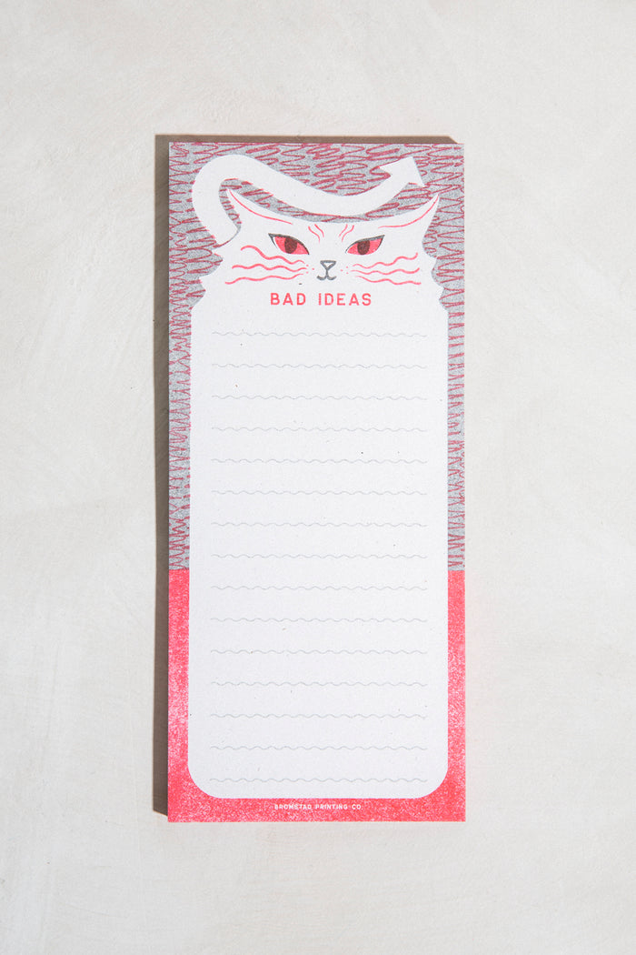 Bad Ideas Check List