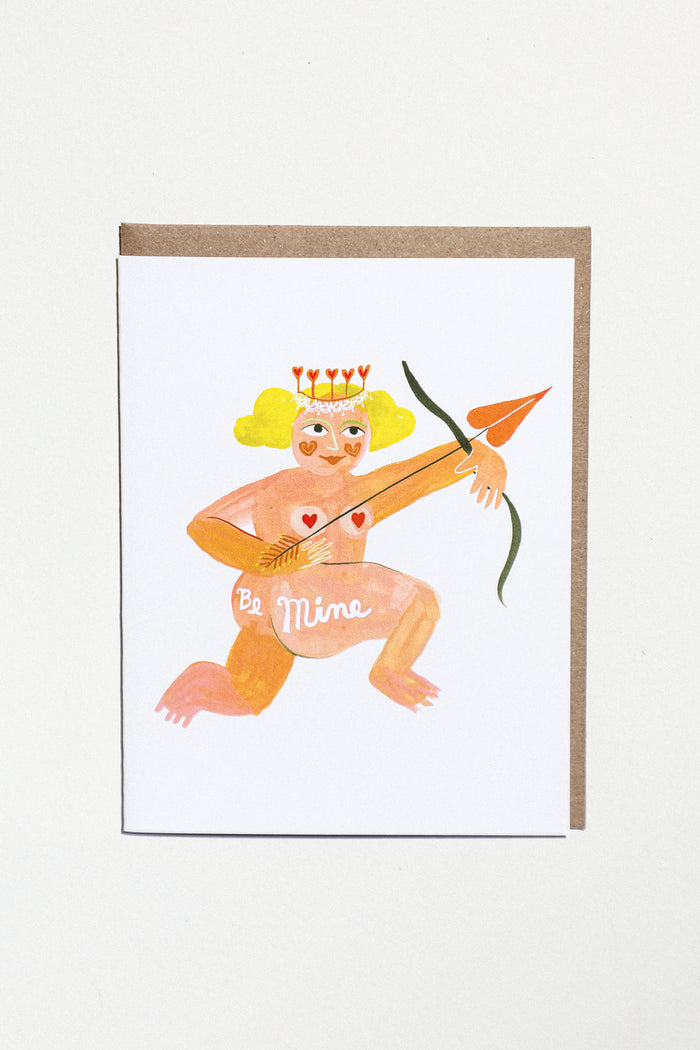 Be Mine Cupid Greeting Card