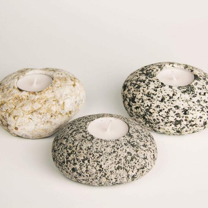Beach Stone Tea Light