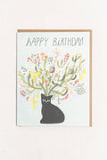 Birthday Cat Greeting Card