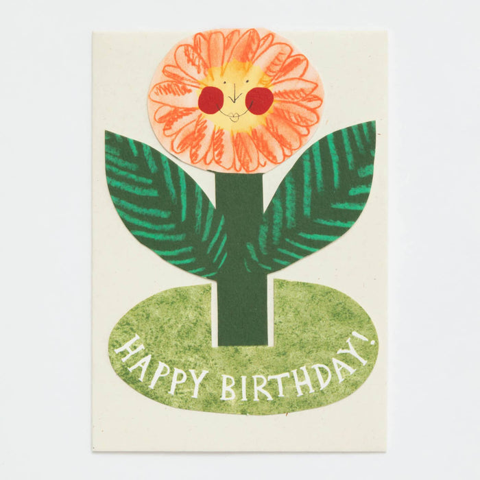 Birthday Flower Standing Greeting Card
