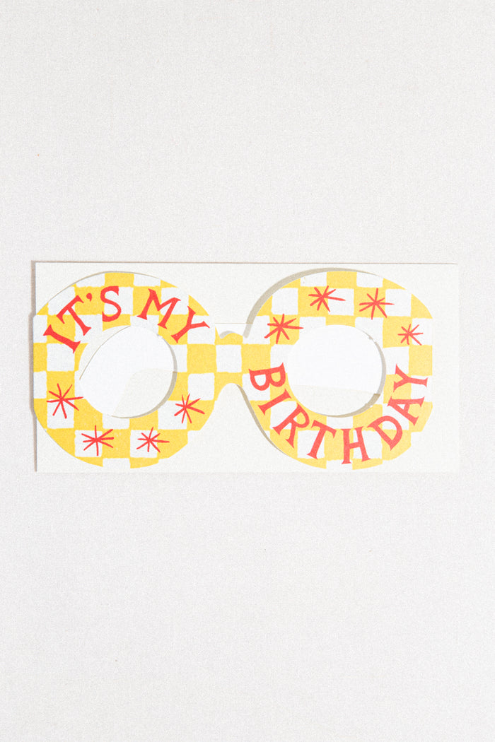 Birthday Glasses Greeting Card