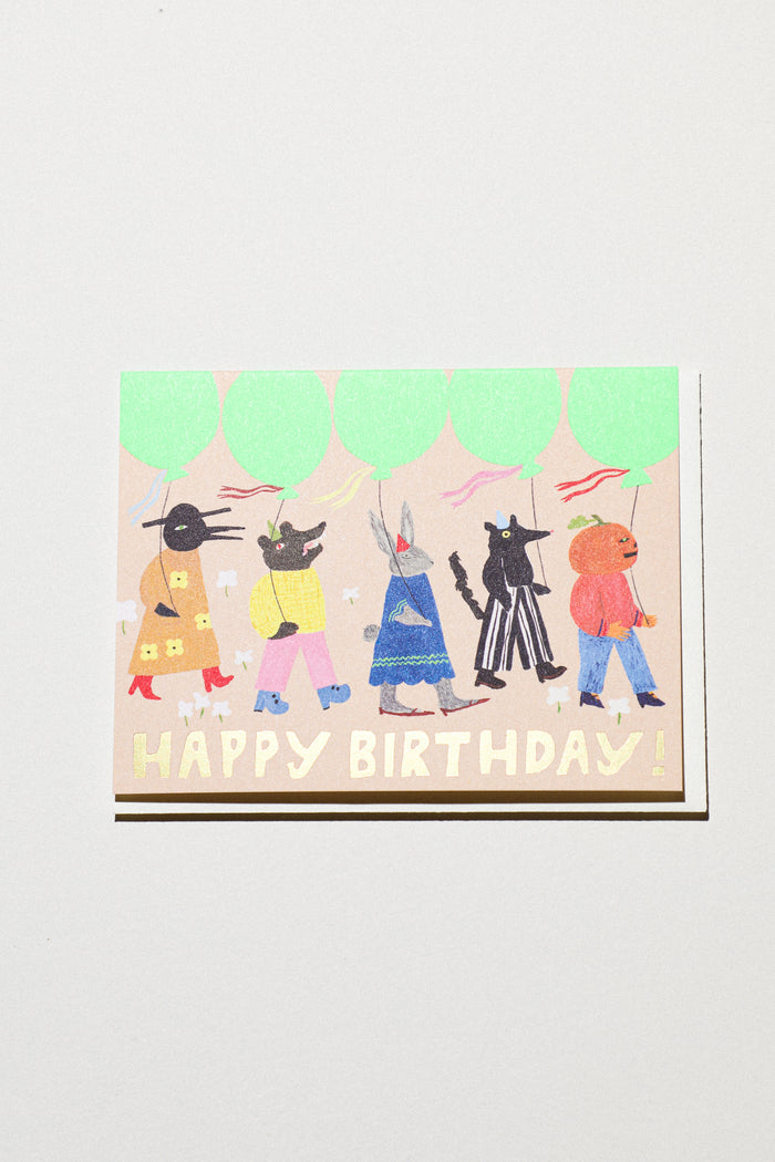 Birthday March Greeting Card