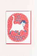 Birthday Strut Greeting Card