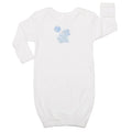 Blue Bear Newborn Gown