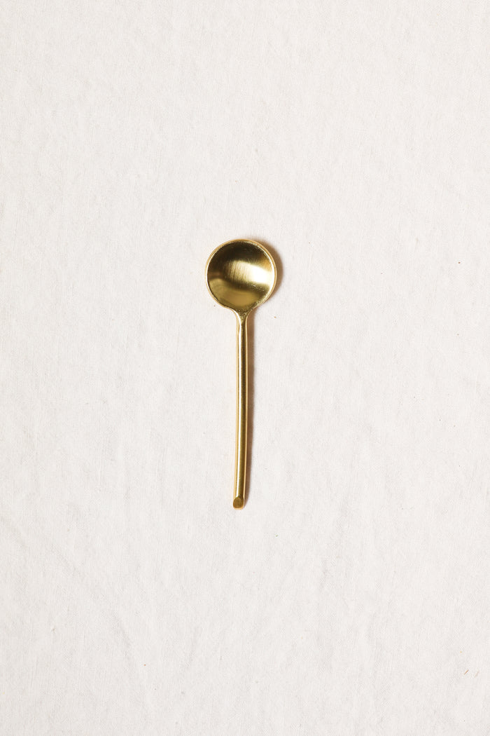 Brass Salt Spoon