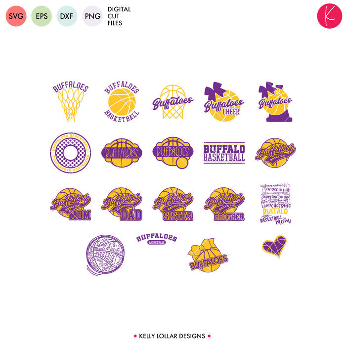 Buffaloes Everything Spirit Bundle | SVG DXF EPS PNG Cut Files