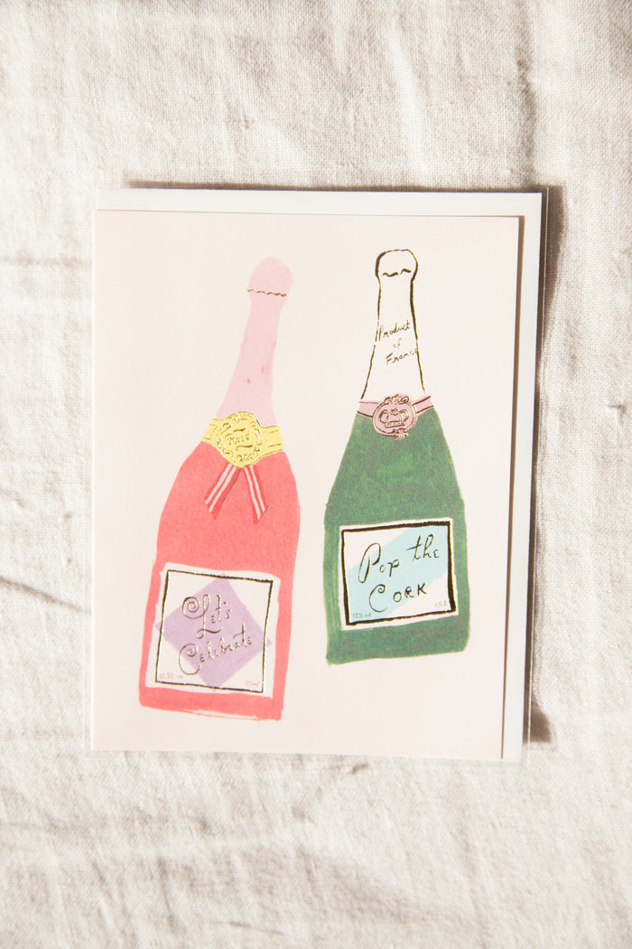 Champagne Congratulations Greeting Card