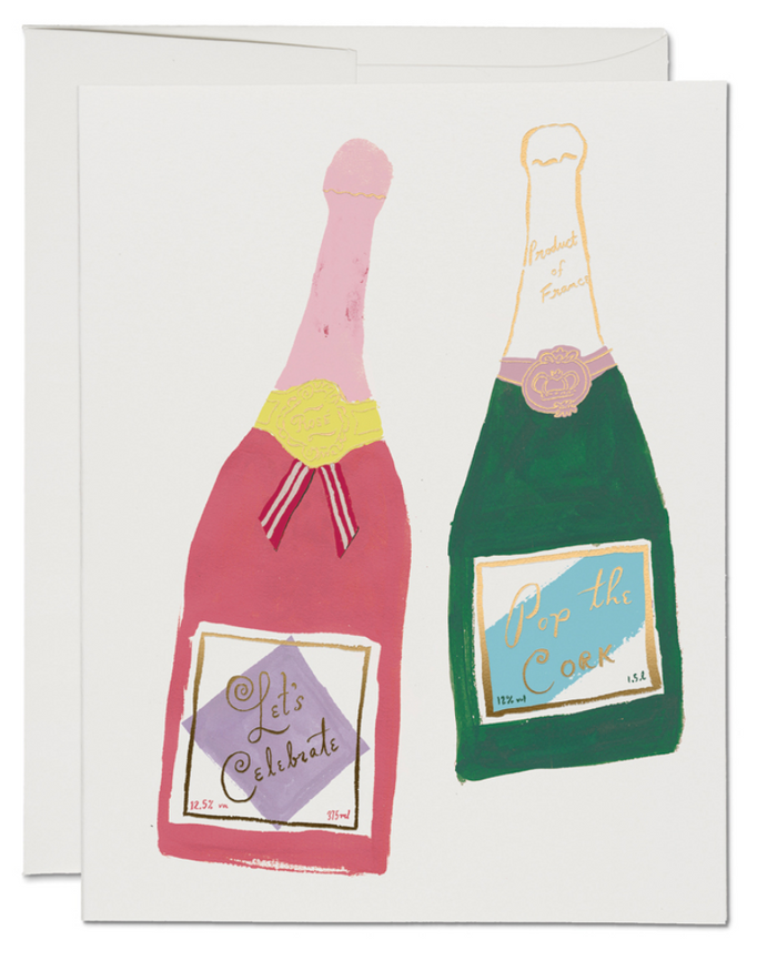 Champagne Congratulations Greeting Card