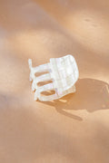 Checkered Opalite Shell Hair Clip