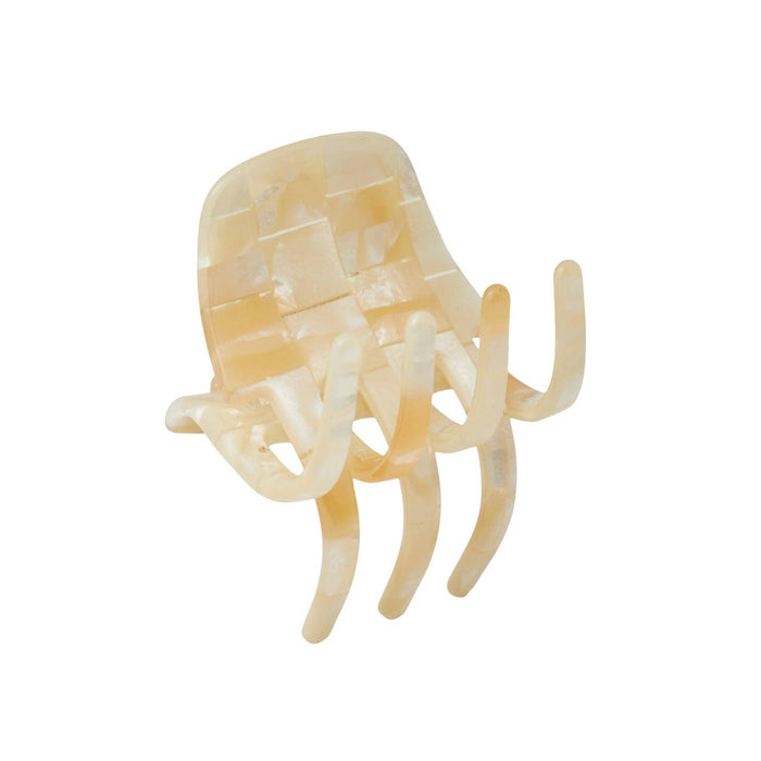Checkered Sea Shell Hair Clip