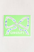 Congrats Bow Greeting Card