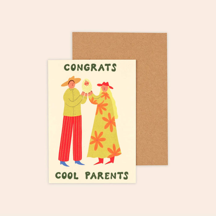 Congrats Cool Parents Greeting Card