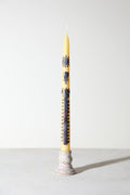 Copper Adorned Beeswax Tapers