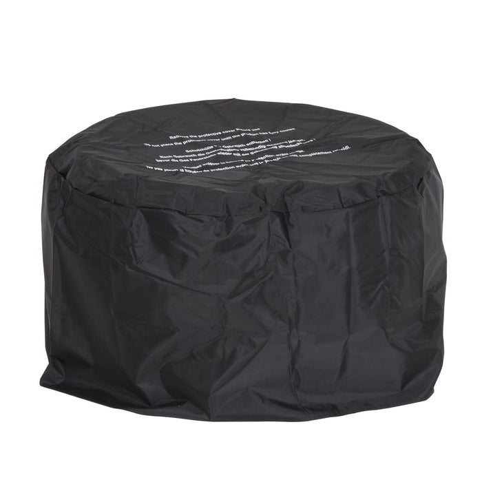 CosmoLiving by Cosmopolitan, Astra Collection, 23" Fire Pit, Dark Gray