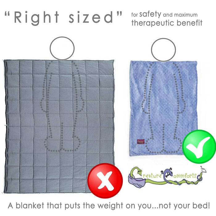 Creature Commforts 12 lb Weighted Blanket with Removable Cover