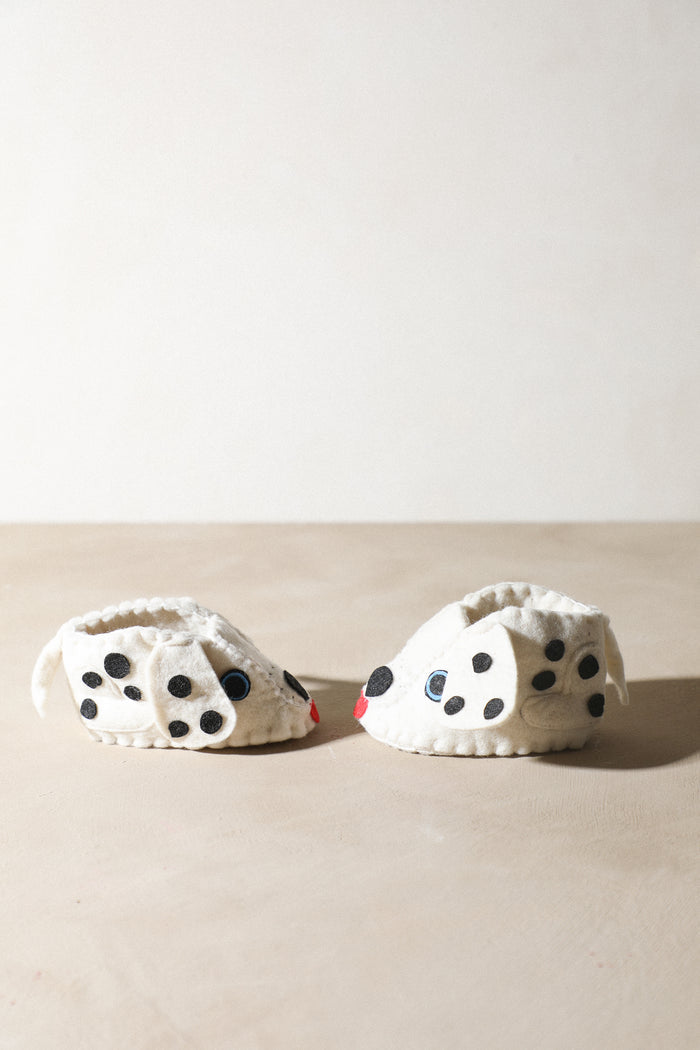 Dalmatian Baby Booties