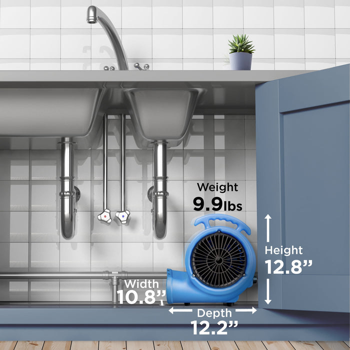 Danby Air Mover 1/5 HP in Blue