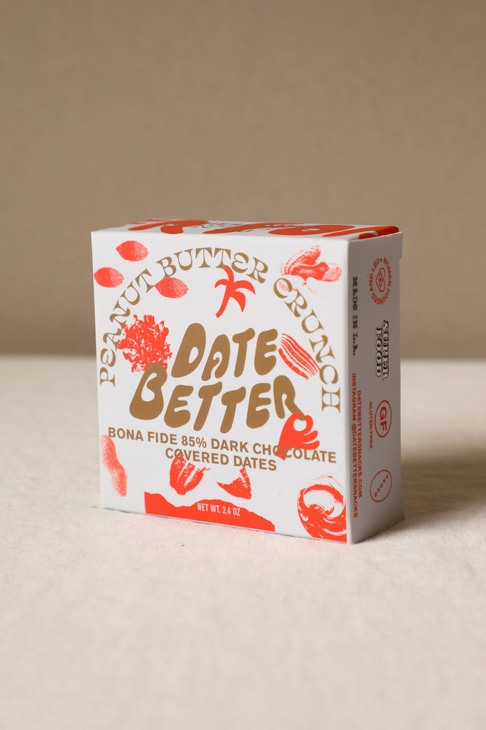 Dark Chocolate Covered Dates / Peanut Butter Crunch