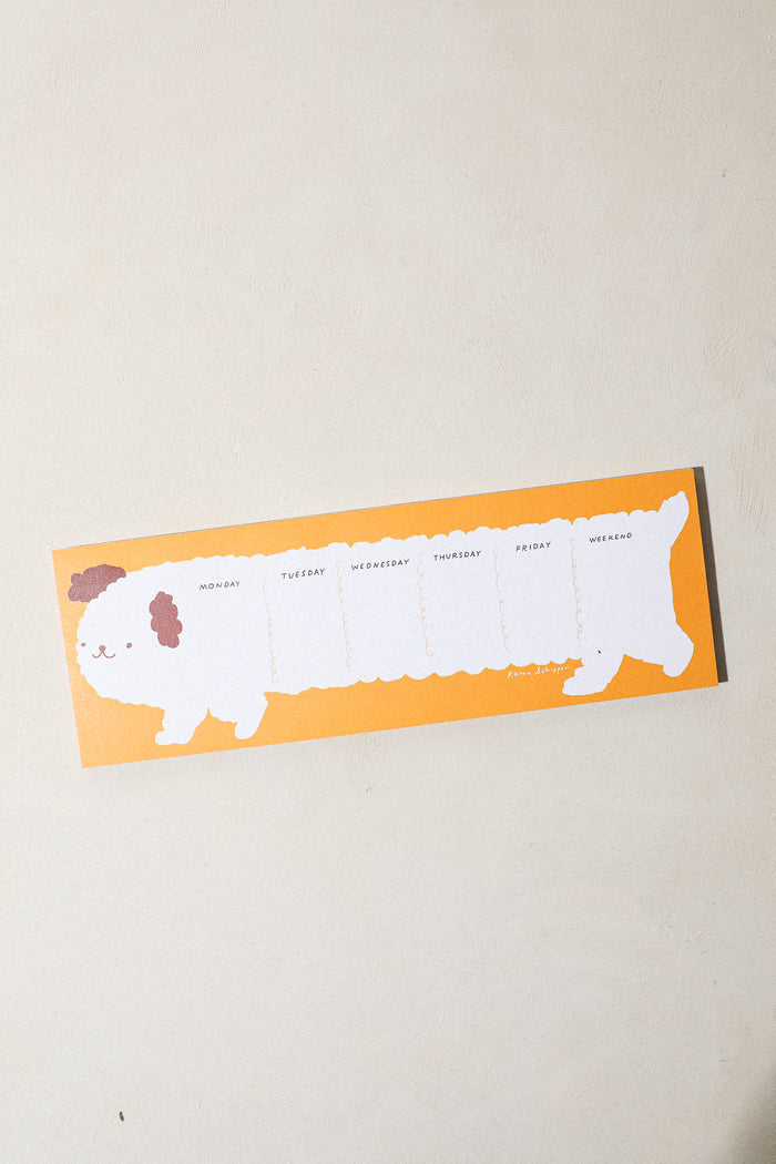 Dog Weekly Planner Pad