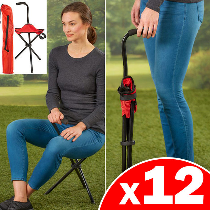 Etna Products Walking Cane Seat, 12 Pack