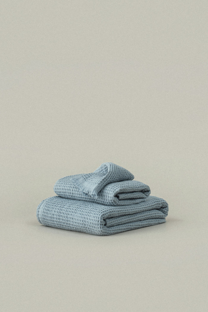 Everyday Waffle Towel / Dusk Blue