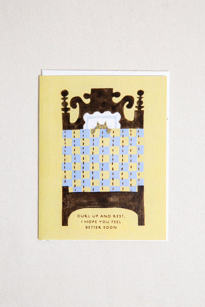 Feel Better Cat Nap - Plantable Greeting Card