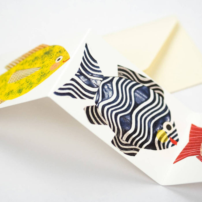 Fish Concertina Greeting Card