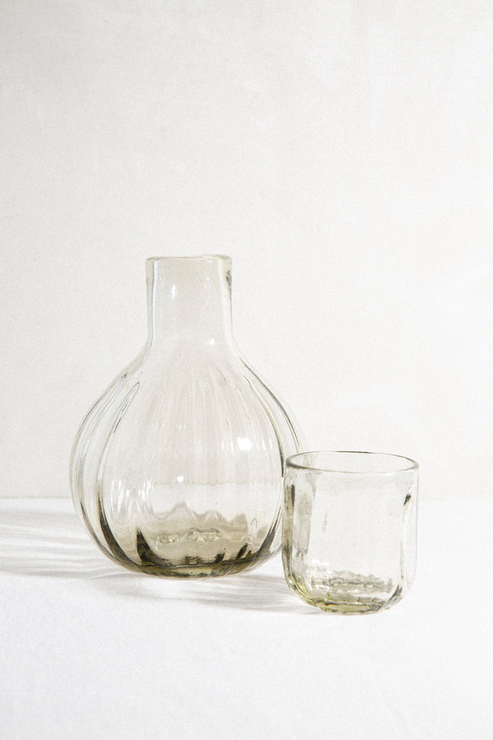 Fluted Short Carafe Set