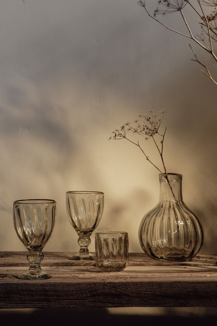 Fluted Short Carafe Set