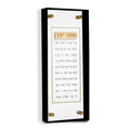 Black framed Asher Yatzar prayer wall art with white background and Hebrew text, perfect for bathroom or home décor display.