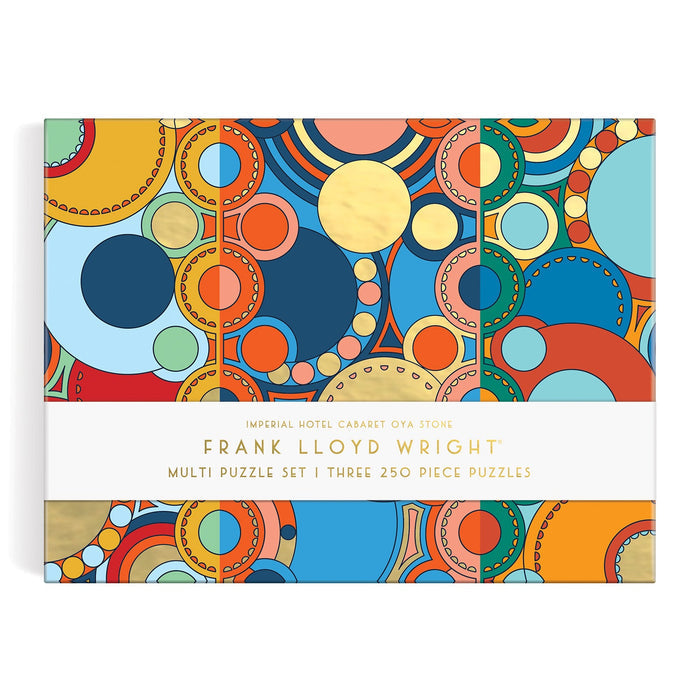 Frank Lloyd Wright Imperial Hotel Multi Puzzle Set Galison