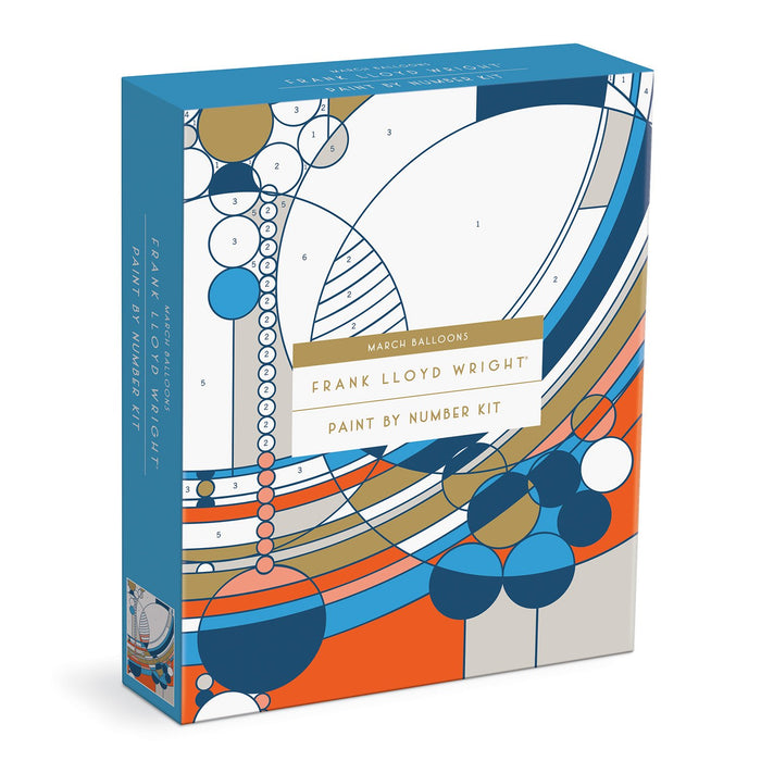 Frank Lloyd Wright March Balloons Paint By Number Kit Paint By Number Kits Frank Lloyd Wright