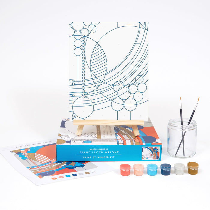 Frank Lloyd Wright March Balloons Paint By Number Kit Paint By Number Kits Frank Lloyd Wright