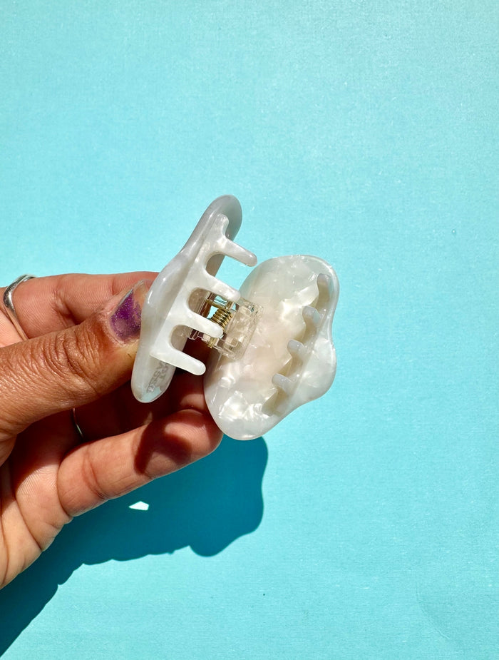 Fried Egg Mini Claw Clip