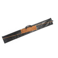Black Geometric Fur Leather Lulav Case | Yom Tov Judaica